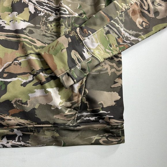 UNDER ARMOUR Tech Sweatshirt‎ Terry Hunt Graphic Funnel Neck Womens Size XL - Picture 4 of 10